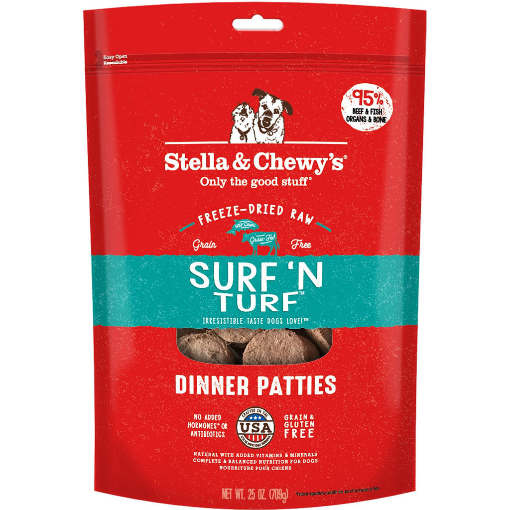 Stella & Chewy's Dog Freeze Dried Surf 'N Turf Dinner GF Dog Food