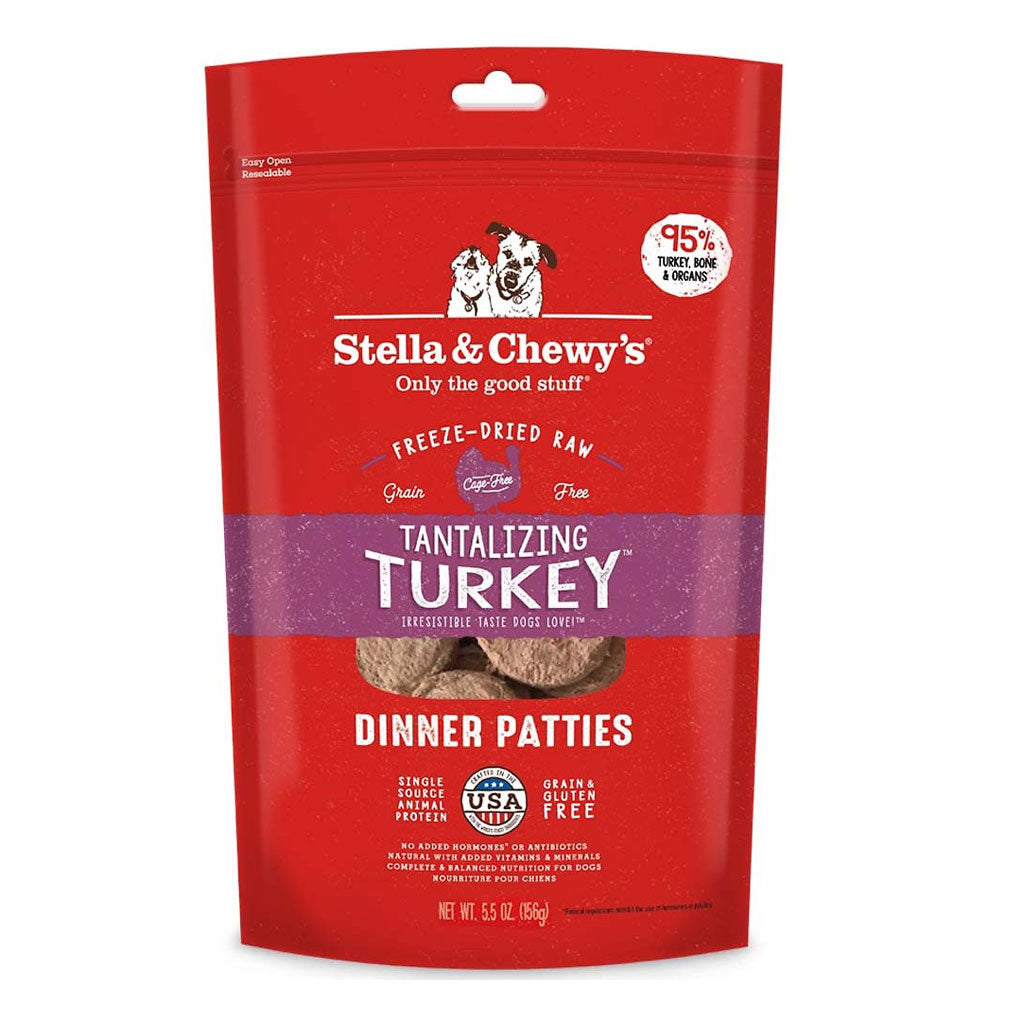 Stella &amp; Chewy&#39;s Dog Freeze Dried Tantalizing Turkey Dinner