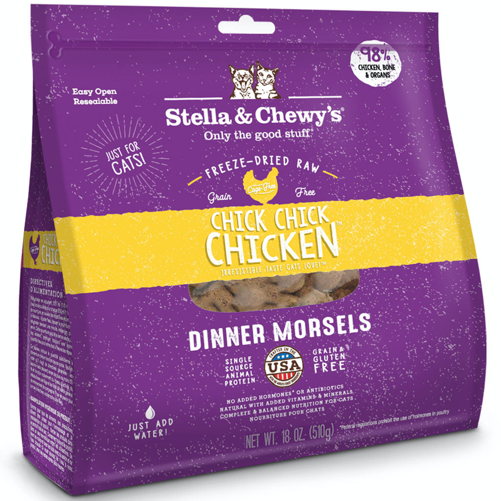 Stella & Chewy's Freeze-Dried Raw - Chick, Chick, Chicken GF Cat Dinner Morsels