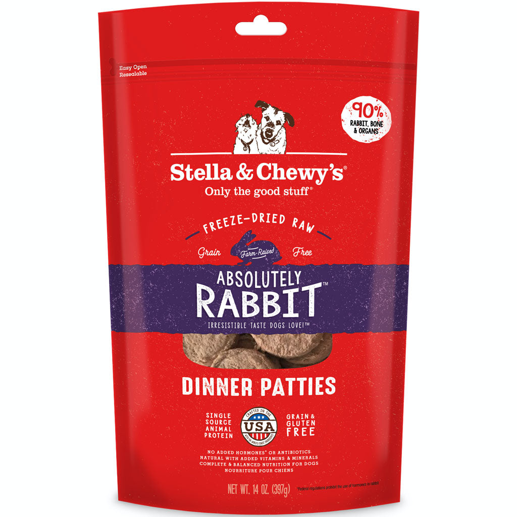 Stella & Chewy's Dog Freeze Dried Absolutely Rabbit Dinner