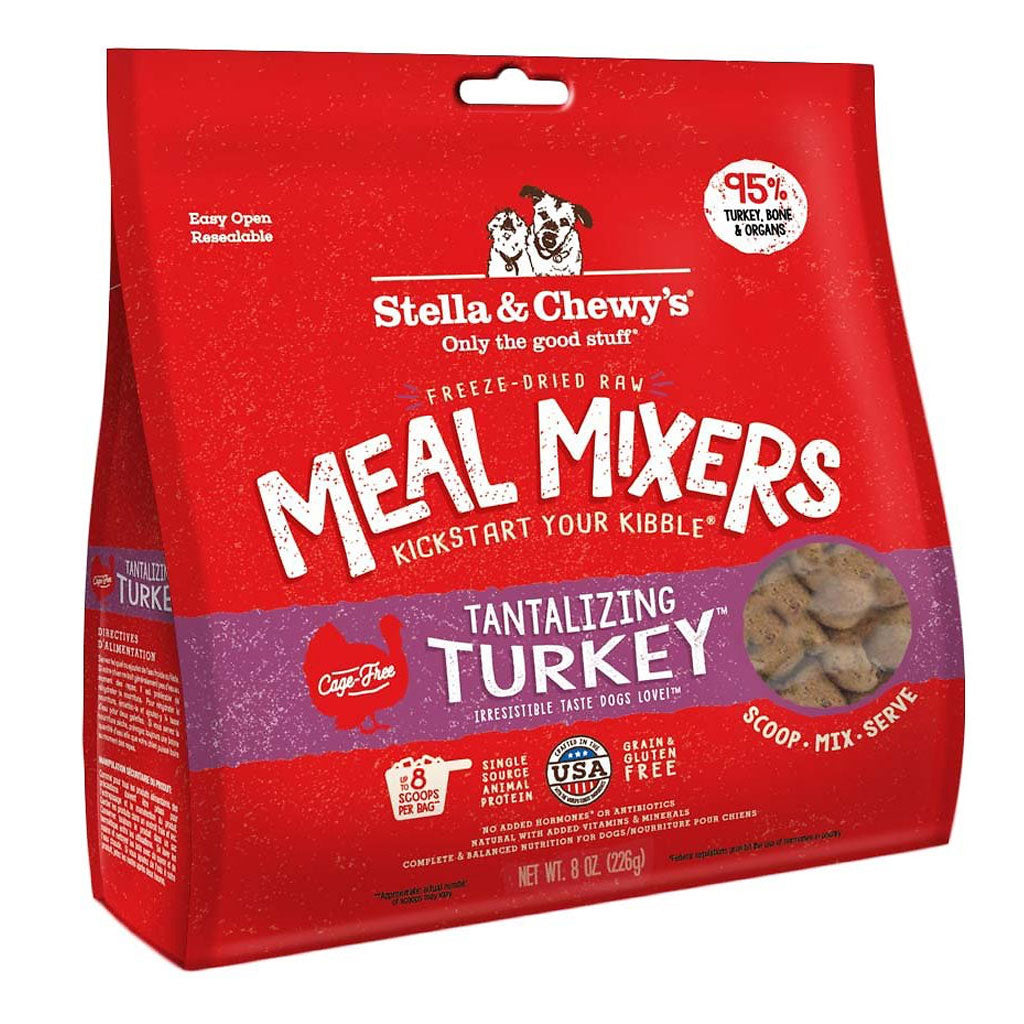 Stella &amp; Chewy&#39;s Dog Freeze Dried Tantalizing Turkey Meal Mixers