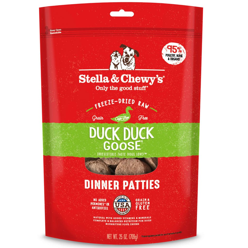 Stella & Chewy's Dog Freeze Dried Duck, Duck, Goose Dinner