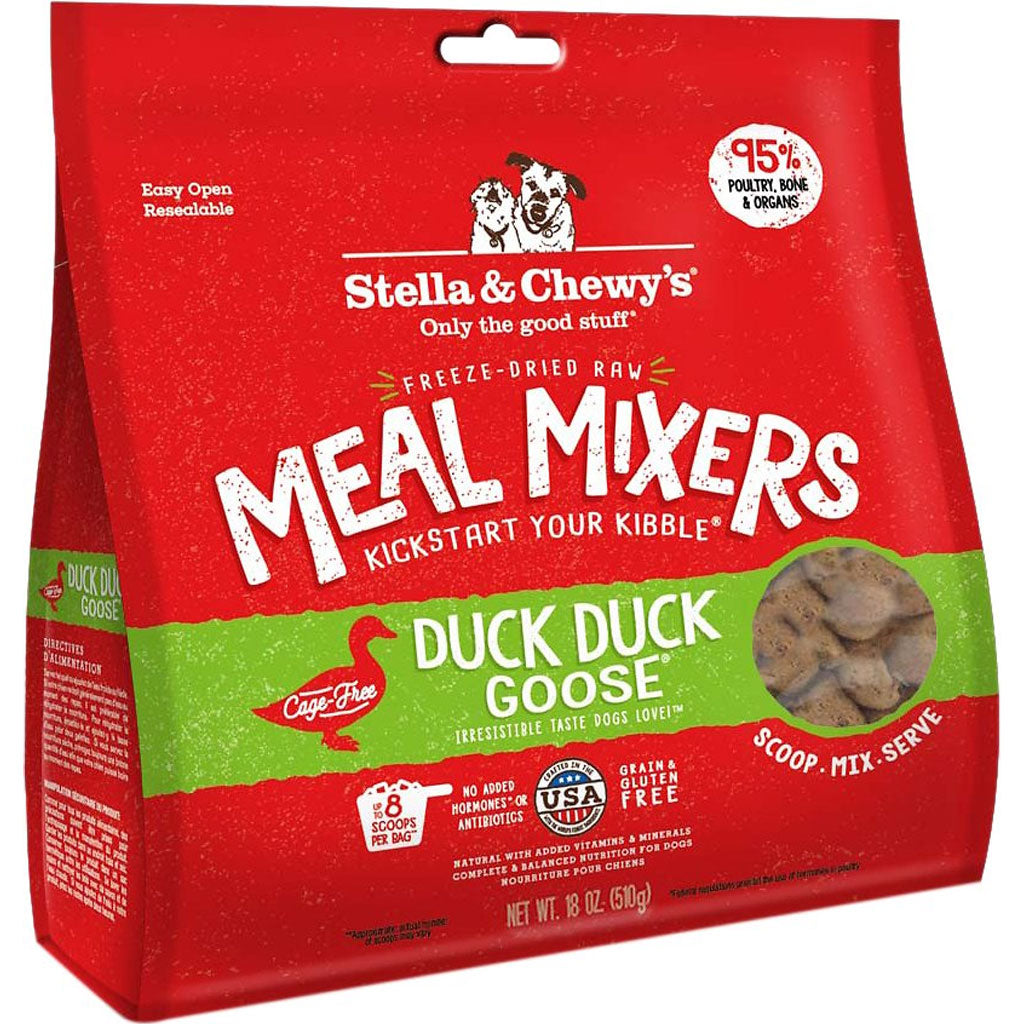 Stella & Chewy's Dog Freeze Dried Duck, Duck, Goose Meal Mixers