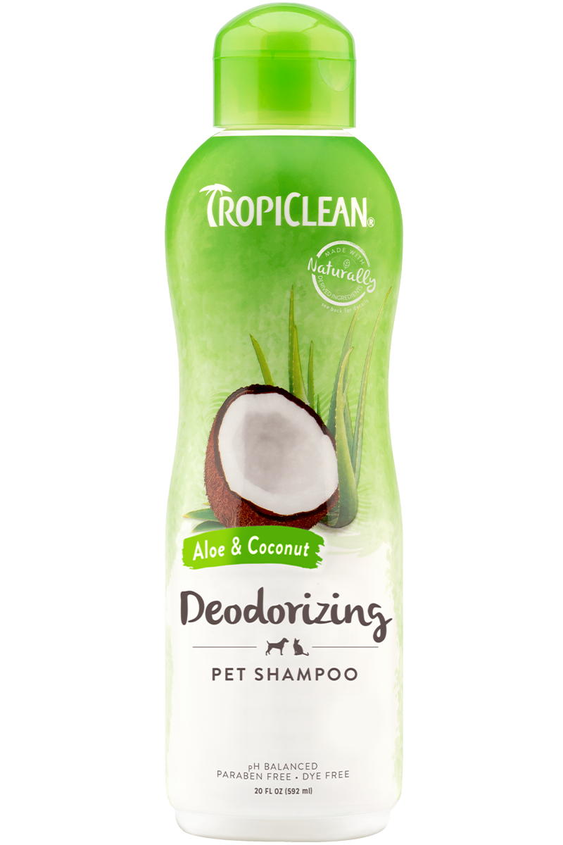 TropiClean Aloe and Coconut Deodorizing Shampoo (20oz/592ml)