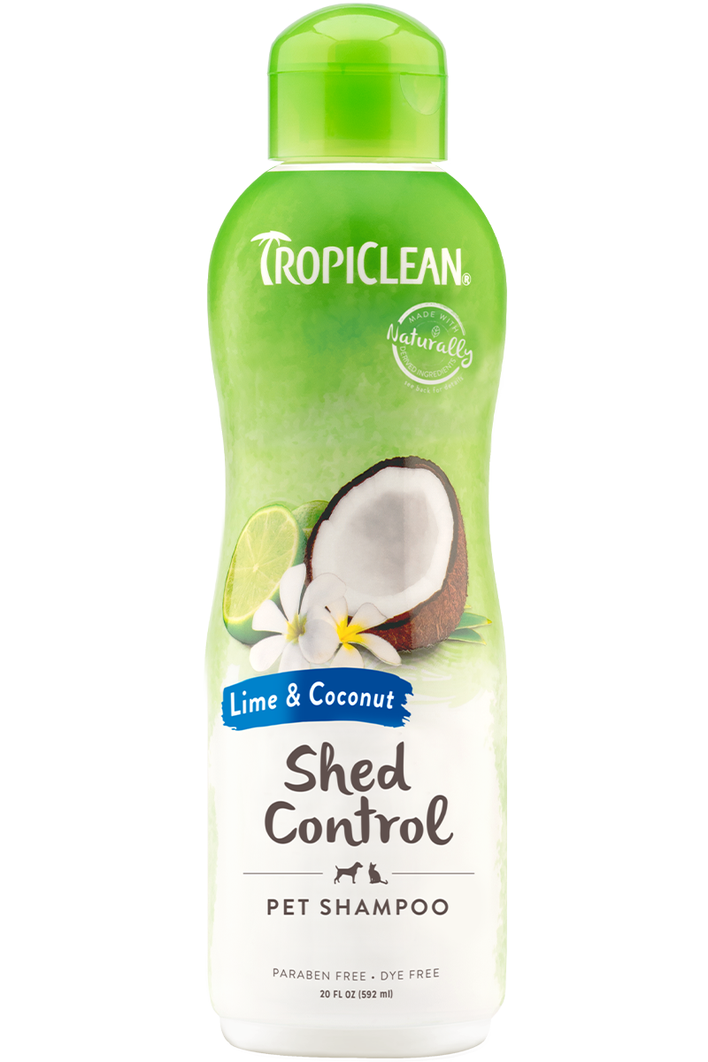 TropiClean Shed Control Lime and Coconut Shampoo (20oz/592ml)