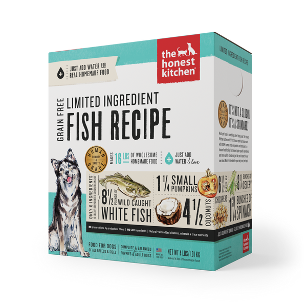 The Honest Kitchen L.I.D. Fish Coconut GF Dehydrated Dog Food