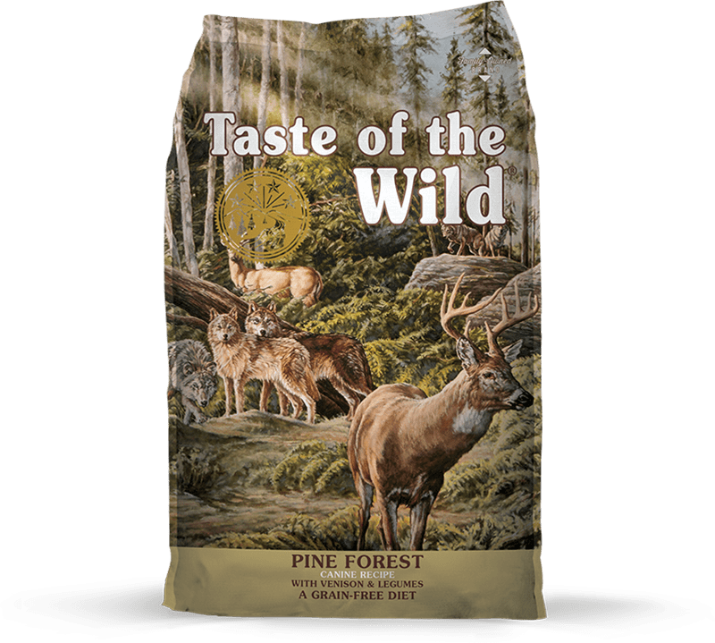 Taste of the Wild Pine Forest Venison & Legumes Dog Food (12.7kg/28lb)