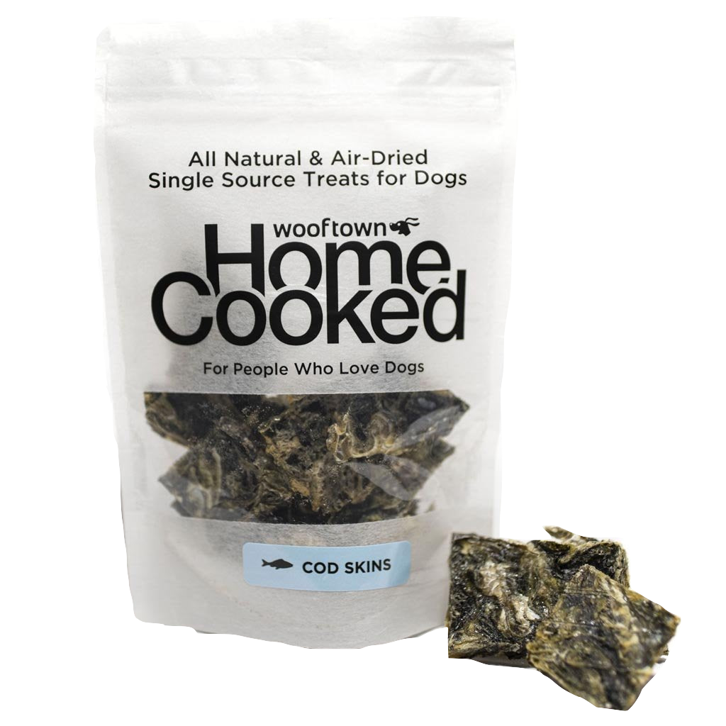 Dried cod skin clearance dog treats