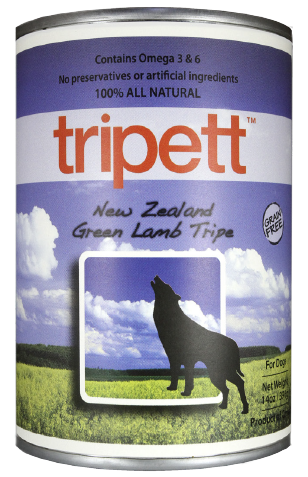 Tripett Lamb Tripe Canned Dog Food (12oz/340g)
