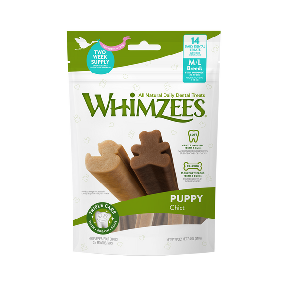 Whimzees Puppy Dental Dog Treats Wooftown