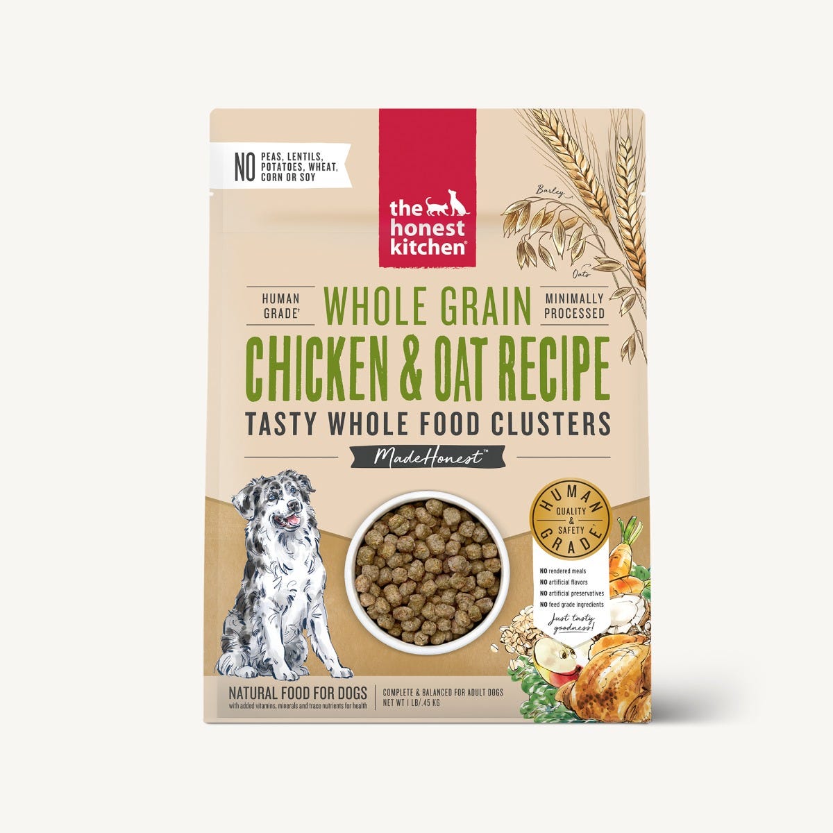 The Honest Kitchen Whole Food Clusters - Whole Grain Chicken Adult Dog Food