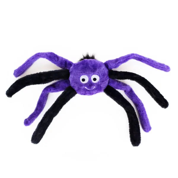 Zippy Pawz Spiderz Halloween Dog Toy - Purple (S)