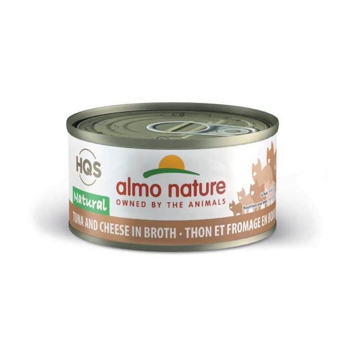 Almo Nature Tuna & Cheese in Broth Canned Cat Food (70g/2.47oz)