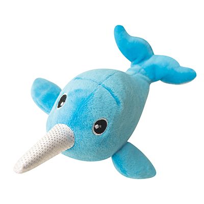 Snugarooz Baby Nikki Narwhal Dog Toy (5")
