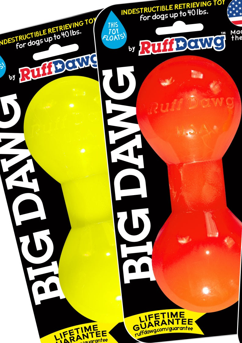 Ruff Dawg Indestructible Big Dawg Barbell Dog Toy