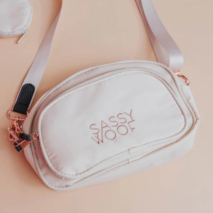 Sassy Woof Walk &amp; Woof Crossbody Bag with Strap