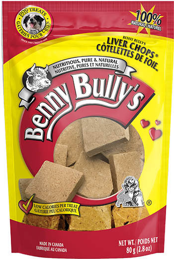 Benny Bully's Liver Chops Dog Treats