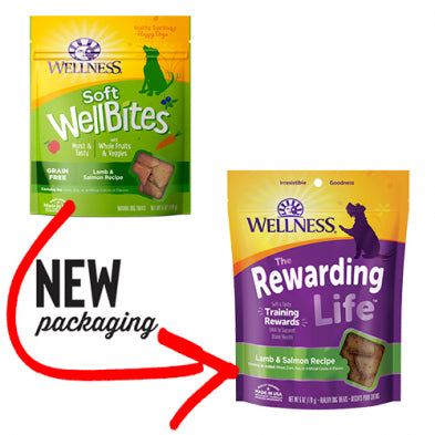 Wellness Rewarding Life Lamb &amp; Salmon Dog Treats (6oz/170g)