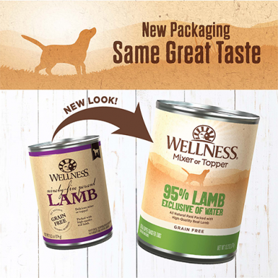 Wellness 95% Lamb GF Canned Dog Food (13.2oz/374g)