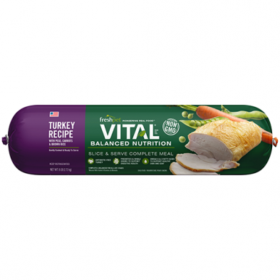 Freshpet Vital Balanced Nutrition Roll Turkey, Veg & Rice Dog Food (2.72kg/6lb)