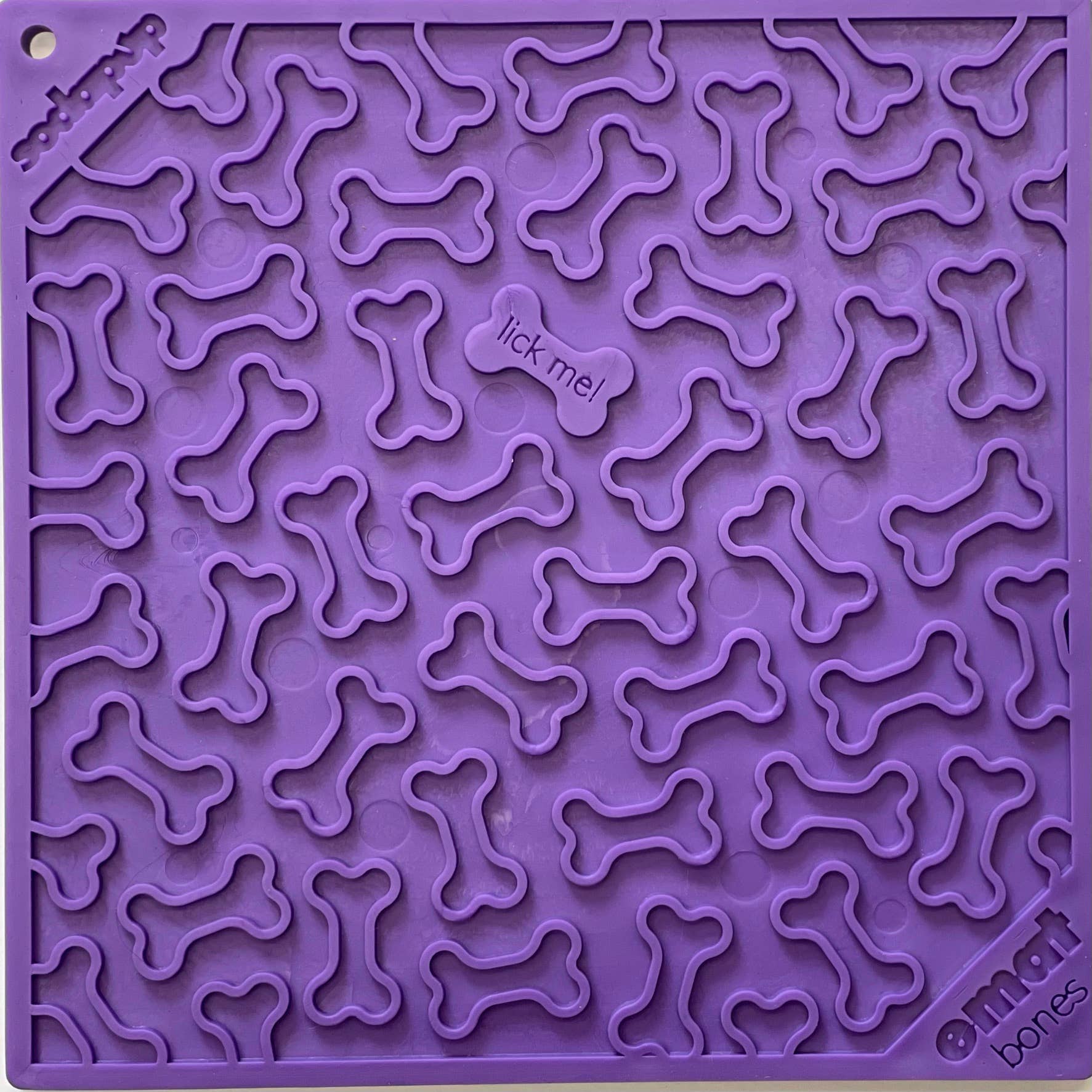 SodaPup Enrichment Lick Mat - Bones Design