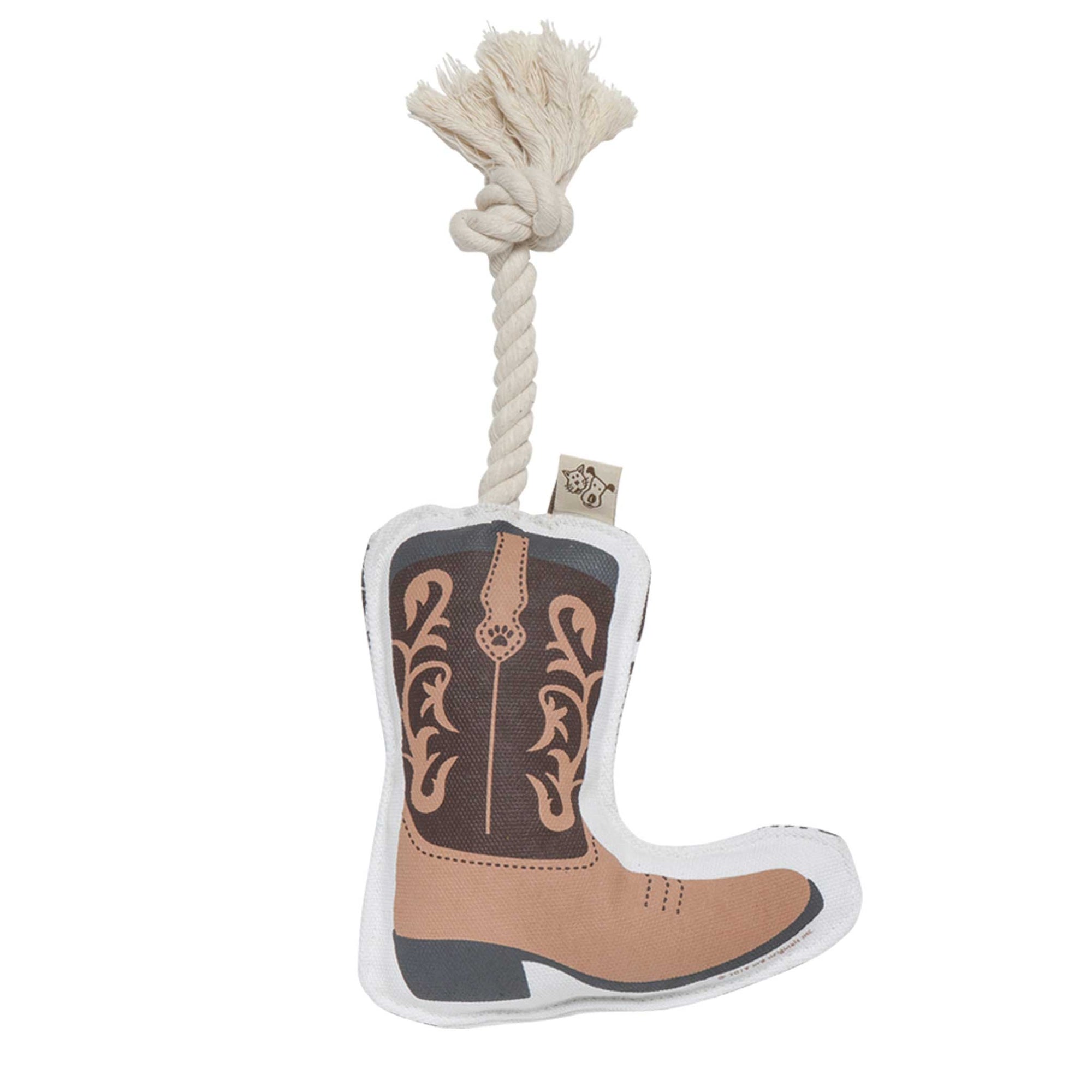 Ore' Pet Cowboy Boot Rope Dog Toy (12.5")