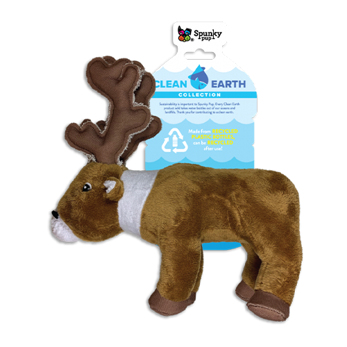 Spunky Pup - Clean Earth Eco Friendly Caribou Dog Toy