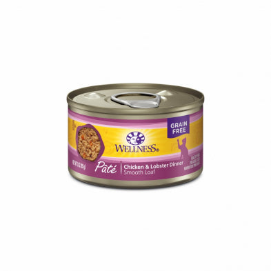 Wellness Chicken &amp; Lobster Pâté Grain-Free Canned Cat Food