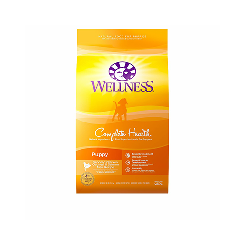 Wellness Complete Health Chicken, Oatmeal & Salmon Puppy Dog Food