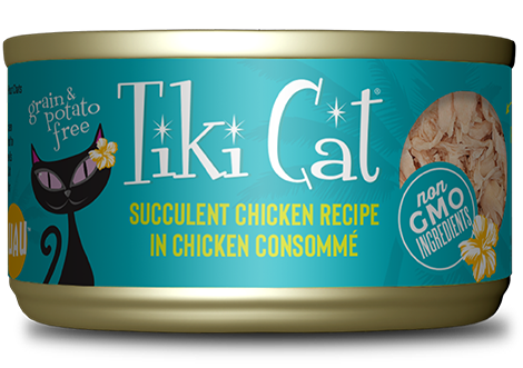 Tiki Cat Luau - Succulent Chicken GF Canned Cat Food (2.8oz/80g)