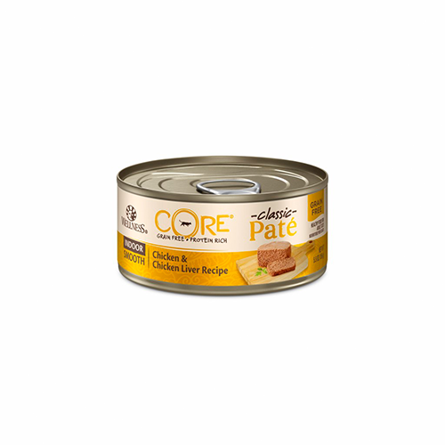 Wellness Core Indoor Chicken & Chicken Liver GF Canned Cat Food (5.5oz/156g)
