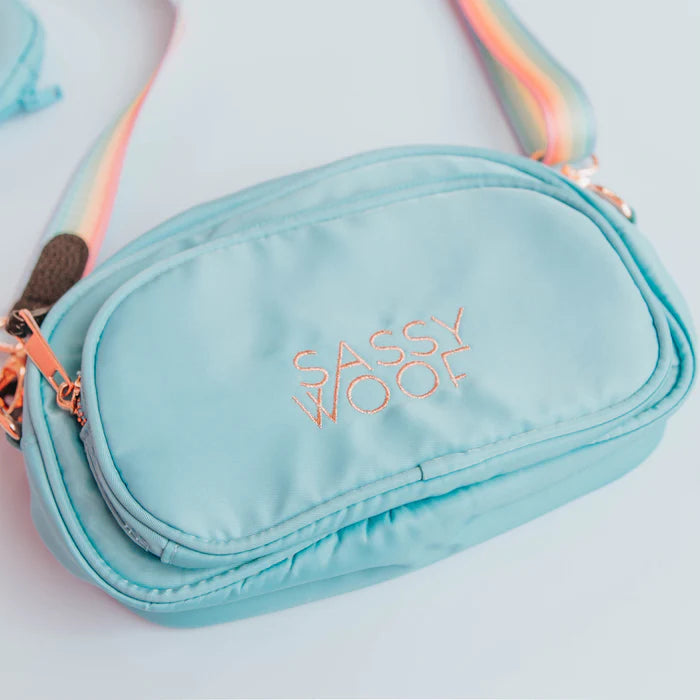 Sassy Woof Walk &amp; Woof Crossbody Bag with Strap