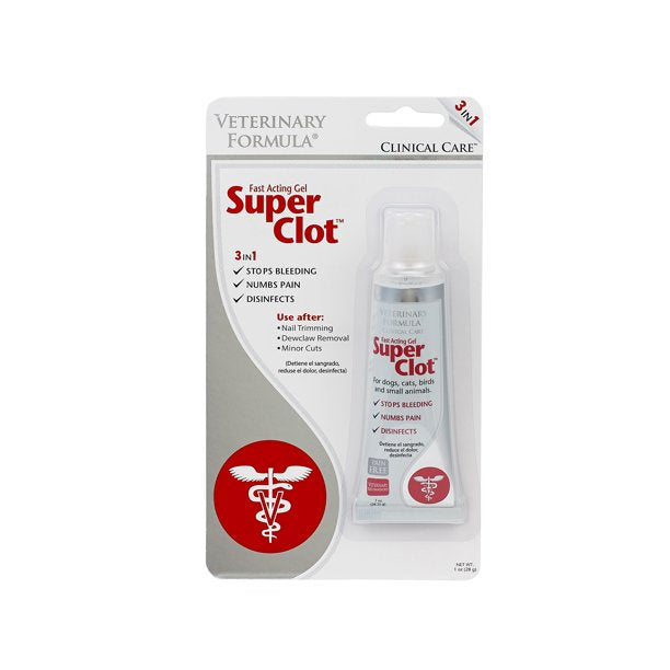 Veterinary Formula Super Clot 3-in-1 Gel for Dogs (1oz)