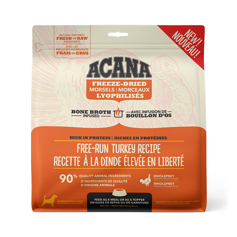 Acana Free-Run Turkey Freeze Dried Dog Food