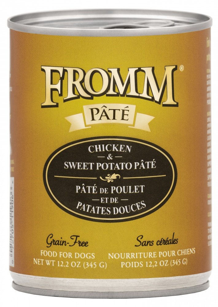 Fromm Gold Chicken & Sweet Potato Pâté GF Canned Dog Food (12.2oz/345g)