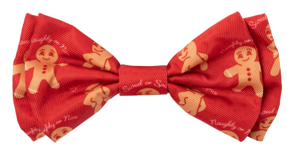 FuzzYard Holiday Bowtie - Naughty Ginger