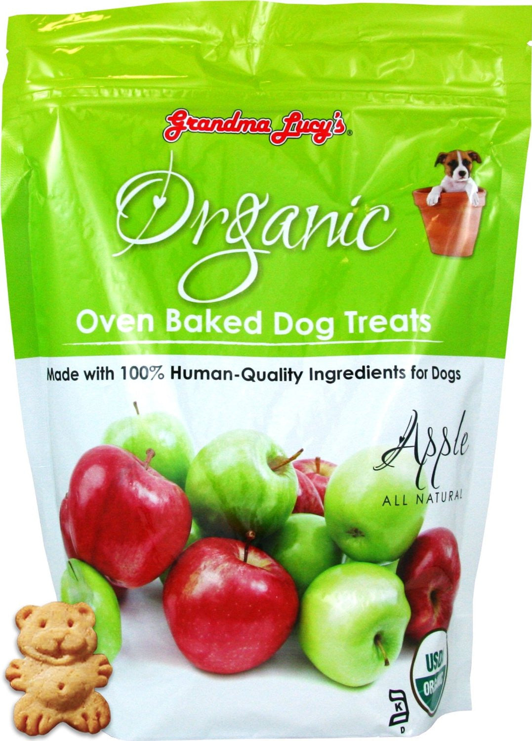 Grandma Lucy's Organic Apple Dog Treats (14oz/397g)