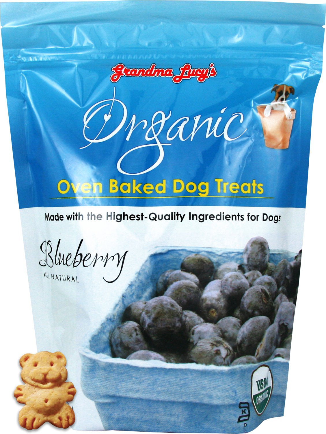 Grandma Lucy's Organic Blueberry Dog Treats (14oz/397g)