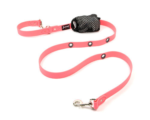 Smoochy Poochy Polyvinyl Hands-Free Leash 6&#39;- Various Colours