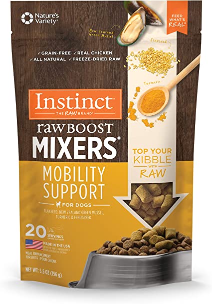 Instinct Dog RawBoost Mixers MOBILITY SUPPORT (5.5oz/156g)