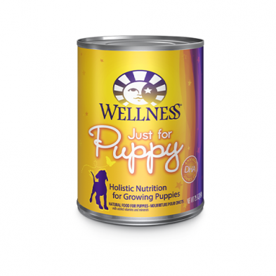 Wellness just for puppy canned food sale