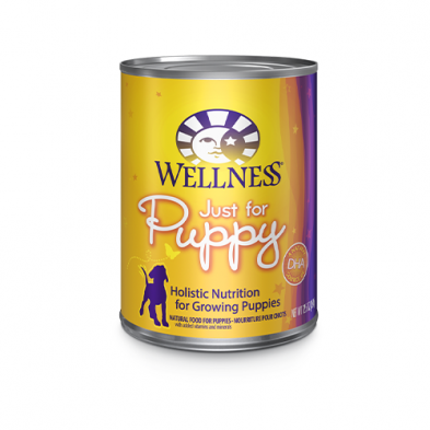 Wellness just for puppy canned food deals