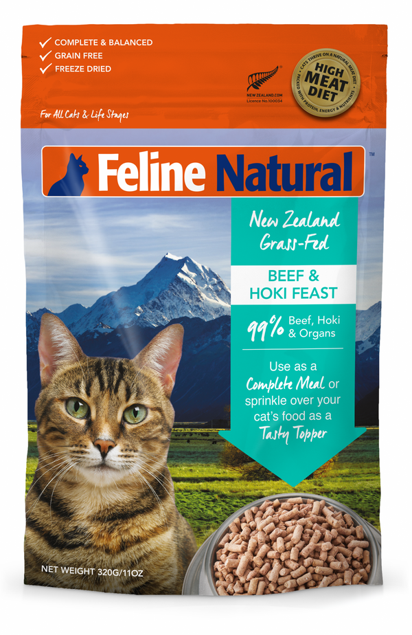 K9 Natural Feline Beef & Hoki Freeze Dried Cat Food - Wooftown.ca