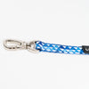 Lucy &amp; Co. Royal Garden - Blue with Flowers Handle - Dog Leash