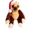 Snugarooz Sasha Claus the Sloth Holiday Dog Toy (11&quot;)