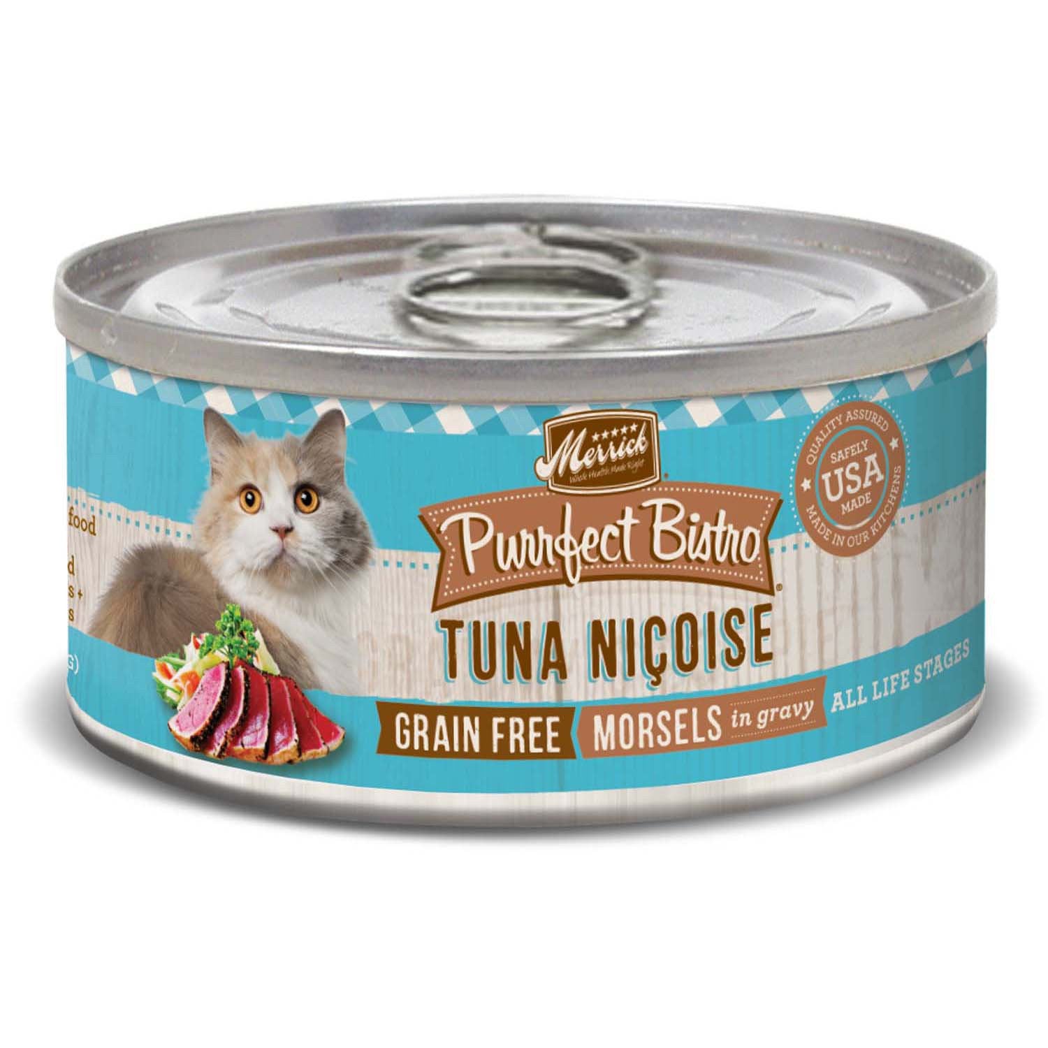 Merrick Purrfect Bistro Tuna Nicoise Canned Cat Food (5.5oz/156g)