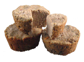 Canine Life Hormone Free PUPPY Dog Food Muffins - Turkey (20 Pk)