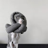 Lambwolf Collective - Nou with Crinkles Dog Toy - Charcoal