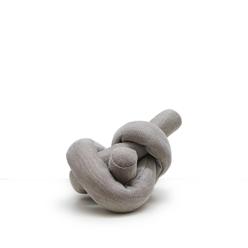 Lambwolf Collective - Nou with Crinkles Dog Toy - Light Grey