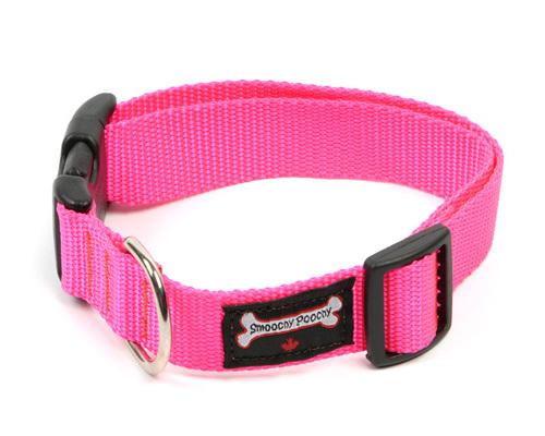 Smoochy Poochy Nylon Quick Release Clip Collar - Various Colours